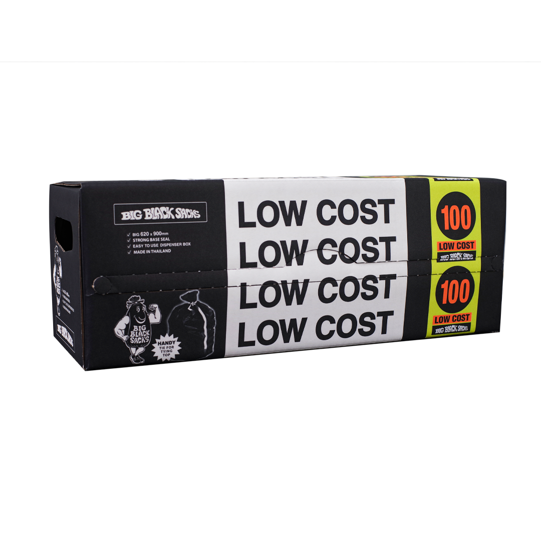 BIG BLACK SACKS LOW COST Handy Tie-Tape 100pk