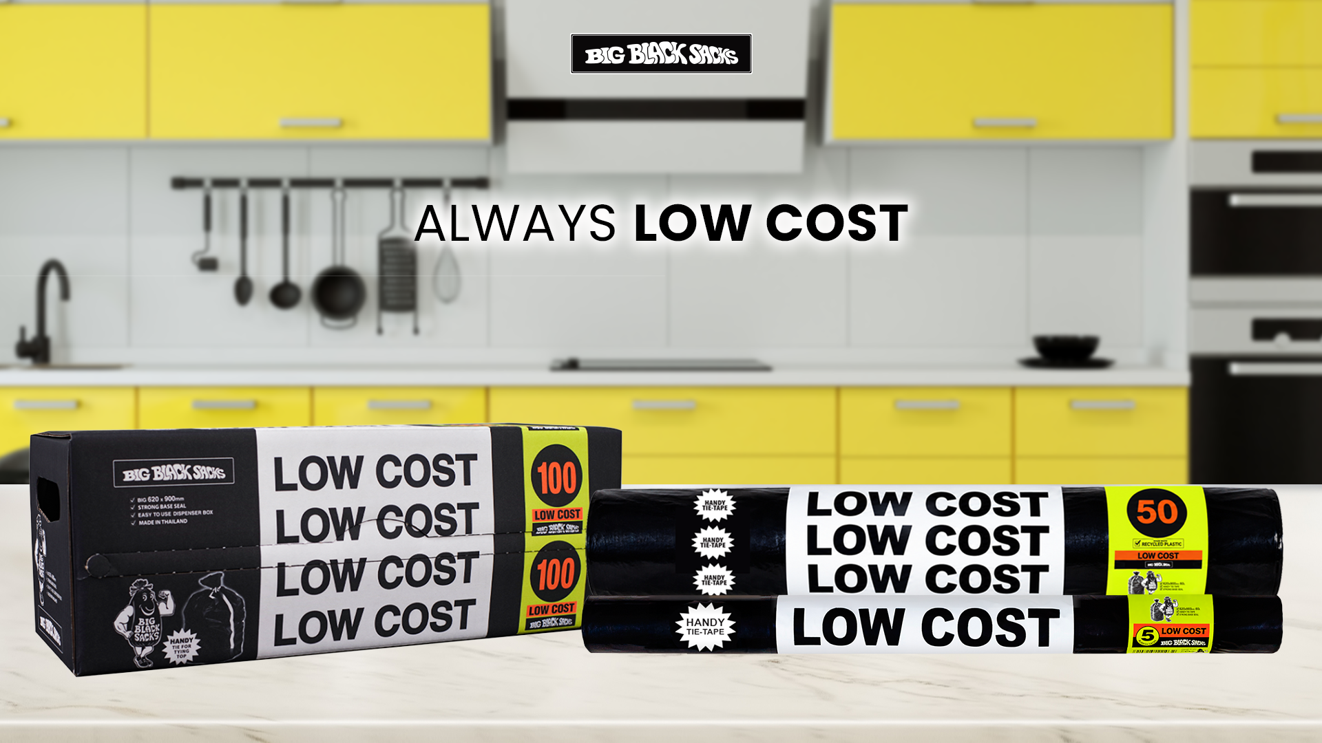Big Black Sacks Low Cost rubbish sacks